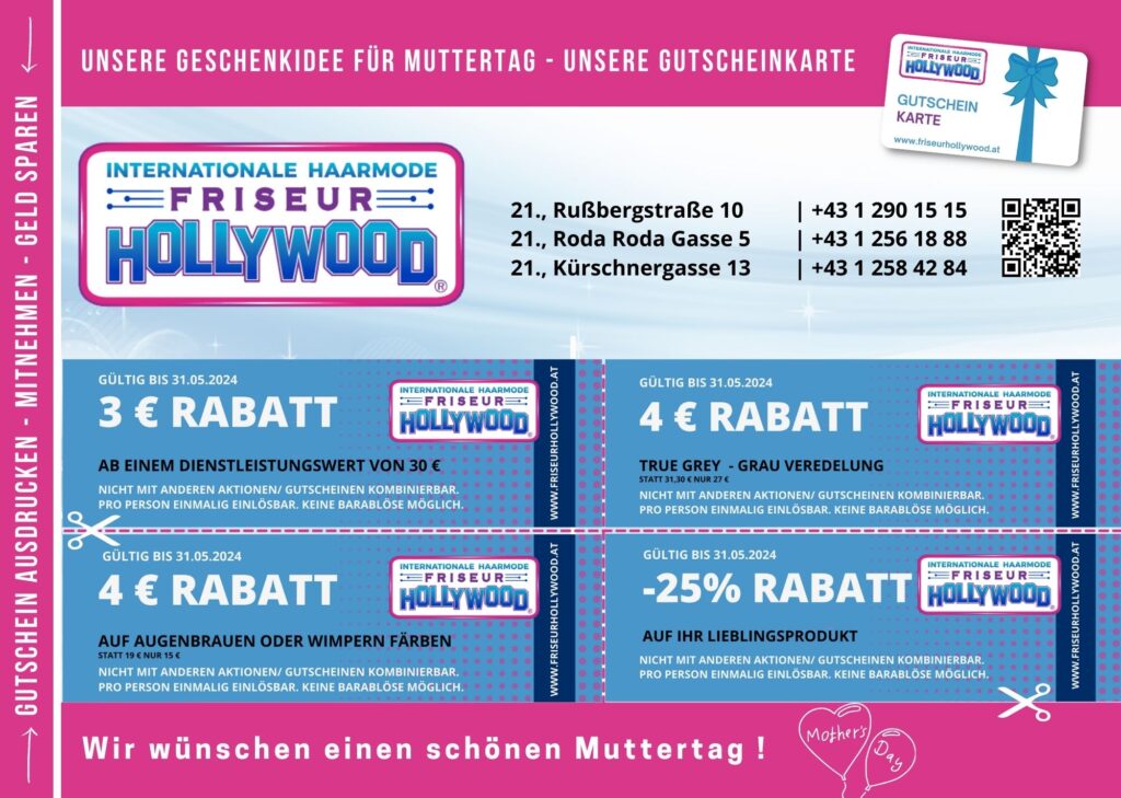 Friseur Hollywood Wien Aktionen